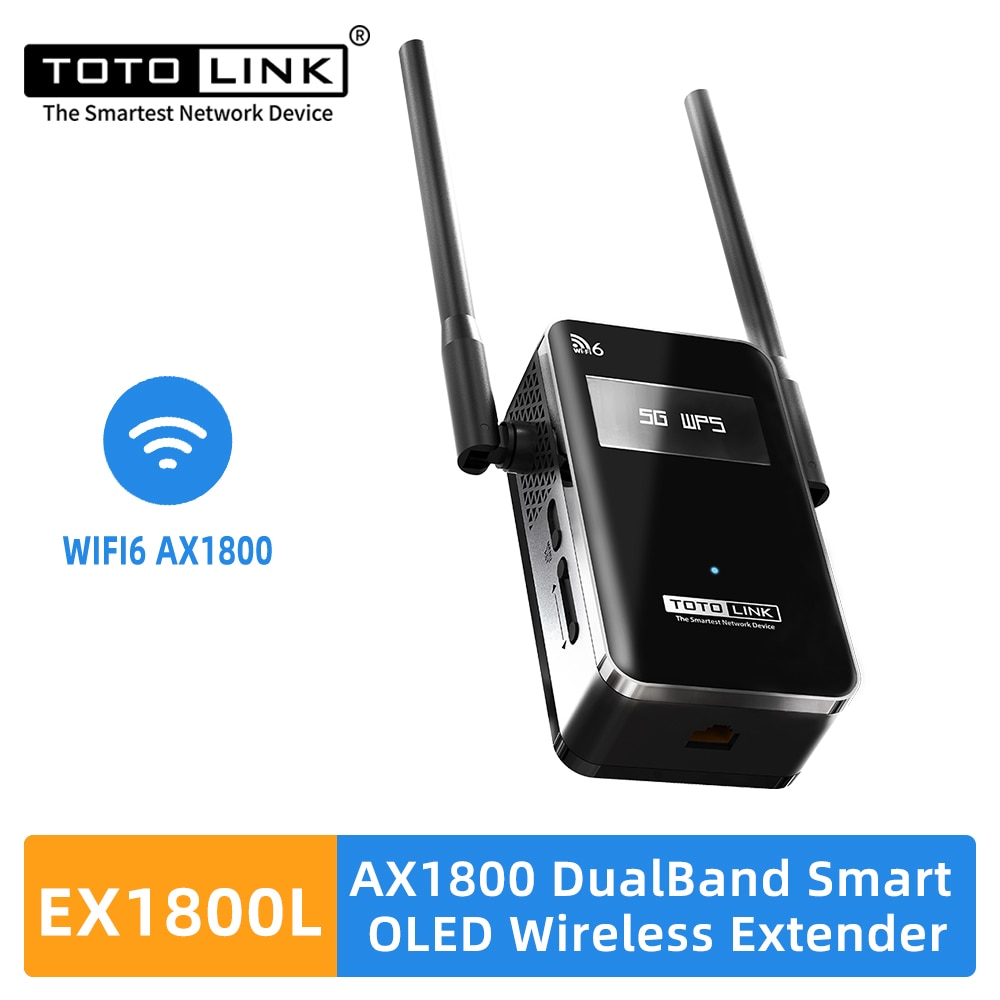 TOTOLINK EX1800L AX1800M WiFi 6 Extender WiFi ..